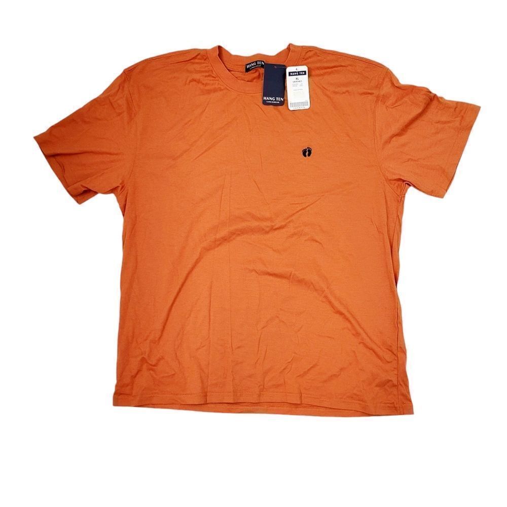 Vintage Brand New Orange Top Tee T-shirt 100% Cotton Size: XL